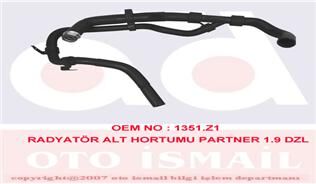 RADYATÖR ALT HORTUMU BERLINGO I 96-15 | OEM:1351.Z1