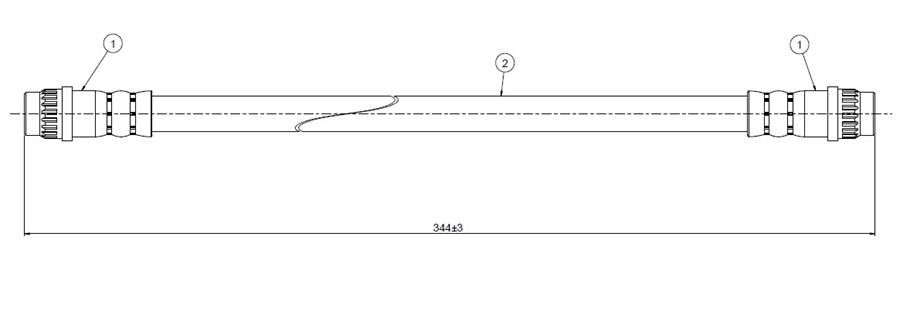 FREN HORTUMU arka Express. Extra 85- | OEM:7704003765