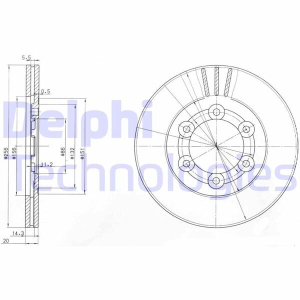FREN DİSKİ ÇİFTLİ PAKET . DELİKLİ ÖN MAZDA B1600. B2000. B2200. E2000. E2200 09/1981 > 08/1999 | OEM:S08333251-S08333251A-S08333251B