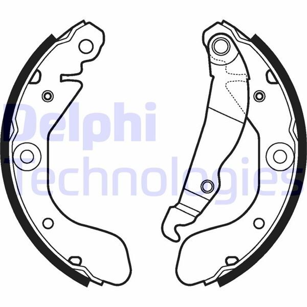 ARKA FREN PABUÇ BALATA CHEVROLET AVEO 08>11> KALOS 1.2-1.4 05> SPARK 10> | OEM:95145057-95017074-96473229-93740252