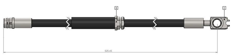 FREN HORTUMU ön A2 02-05 | OEM:8Z0611707-8Z0611707C