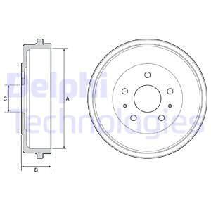 FREN KAMPANASI ARKA FORD B-MAX 12> TOURNEO-TRANSİT COURİER 14>24 Dış: 271mm/ iç: 228mm | OEM:1752037-1763131-1833868-EY161126AA