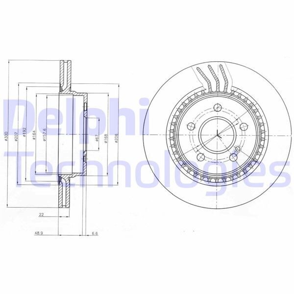 FREN DISKI ARKA MERCEDES W204 S204 C207 A207 | OEM:A0004231212
