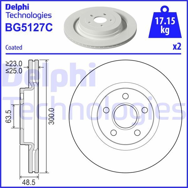 FREN DİSKİ ÖN CONNECT 18> DIŞ ÇAP: 300 MM ÇİFTLİ PAKET | OEM:KV6C1125DC-2279488-KV6C1125CB