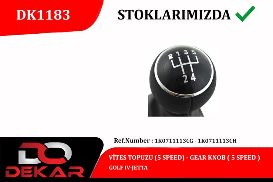 VİTES TOPUZU 5 İLERİ GOLF IV-JETTA | OEM:1K0711113CG