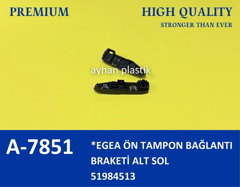 ÖN TAMPON TUTUCU BRAKET SOL DIŞ TARAF EGEA 15> | OEM:51984513