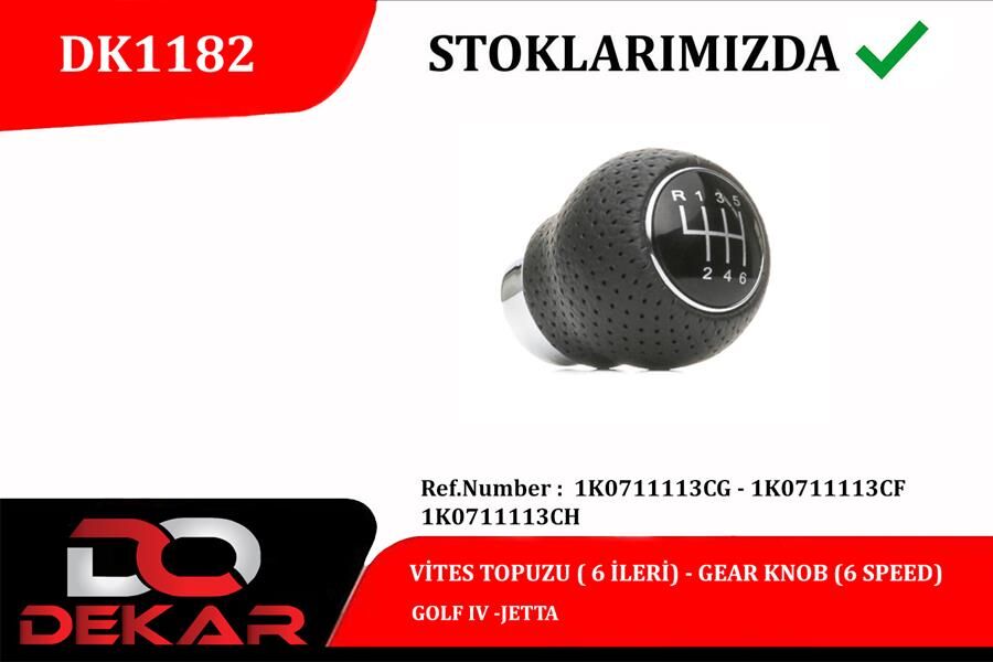VİTES TOPUZU 6 İLERİ GOLF IV -JETTA | OEM:1K0711113CG-1K0711113CF
