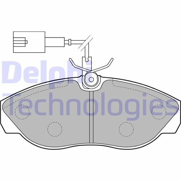 FREN BALATASI ÖN CITROEN JUMPER / FIAT DUCATO / PEUGEOT BOXER 09/99>04/02