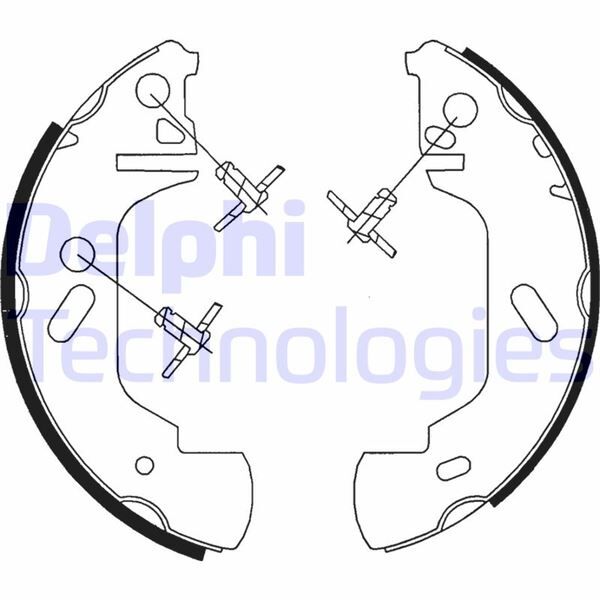 ARKA PABUÇ BALATA TRANSİT T12 2.0-2.5DI-2.5TD 91-98 254x52 GS8629 7132050 | OEM:7125122-94VB2200AB
