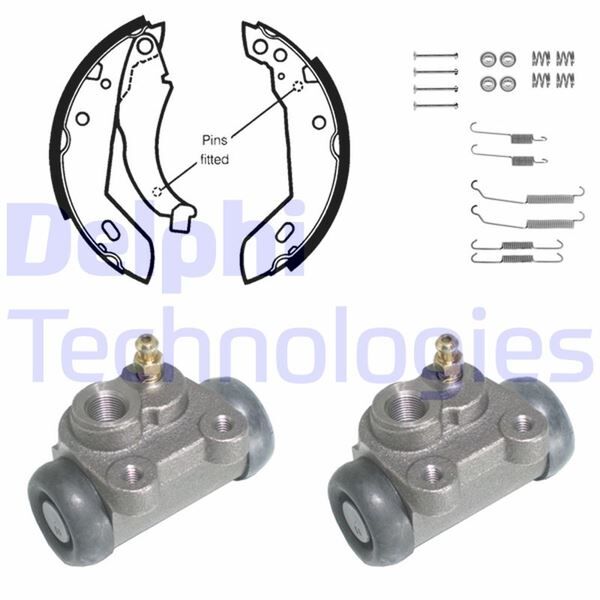 FREN PABUÇ KİTİ ARKA RENAULT 5. CLİO 01/88>02/98