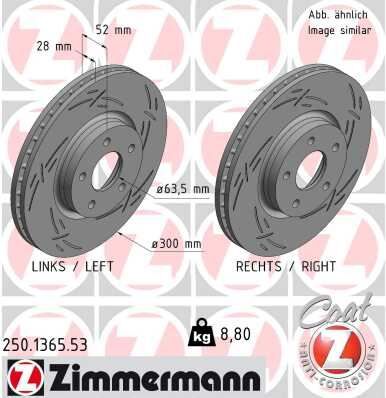 ÖN FREN AYNASI MONDEO 07>SMAX07>GALAXY 06>VOLVO S60 10> S80 07> V60 V70II XC70 FREELANDER 2.2 300MM 0986479D38-DF6019S 300cm CAP