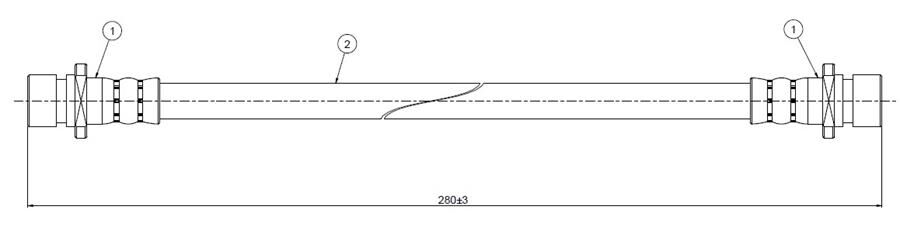 FREN HORTUMU arka Civic CRX-GT AF-AS 83-87 | OEM:46430SR0013