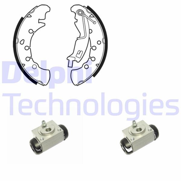 FREN PABUÇ KİTİ ARKA FIAT IDEA / LANCIA MUSA 10/03>