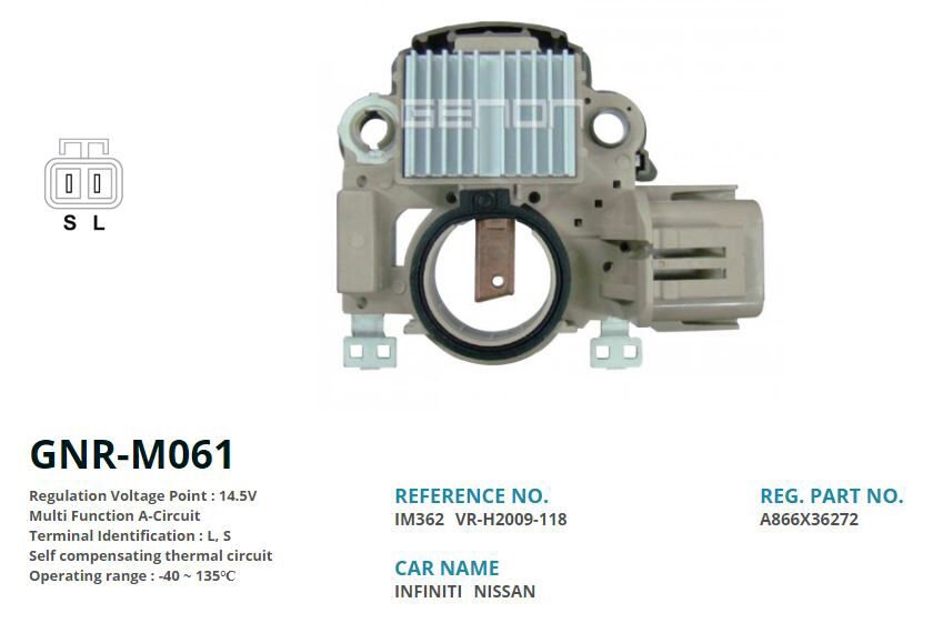 12V NISSAN INFINITI-NISSAN PICK-UP L S | OEM:VR-H2009-118-IM362-A866X36272