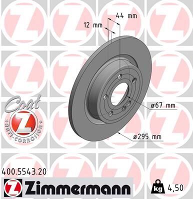 FREN DISKI ARKA MERCEDES W177 V177 W247 C118 X118 H247 295MM | OEM:A2474230212