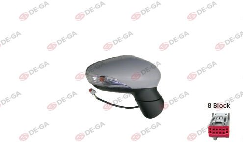 DIŞ DİKİZ AYNASI SAĞ FORD FİESTA 08> ELEKTRİKLİ ISITMALI KATLANIR ASTARLI | OEM:8A61 17682 GJ