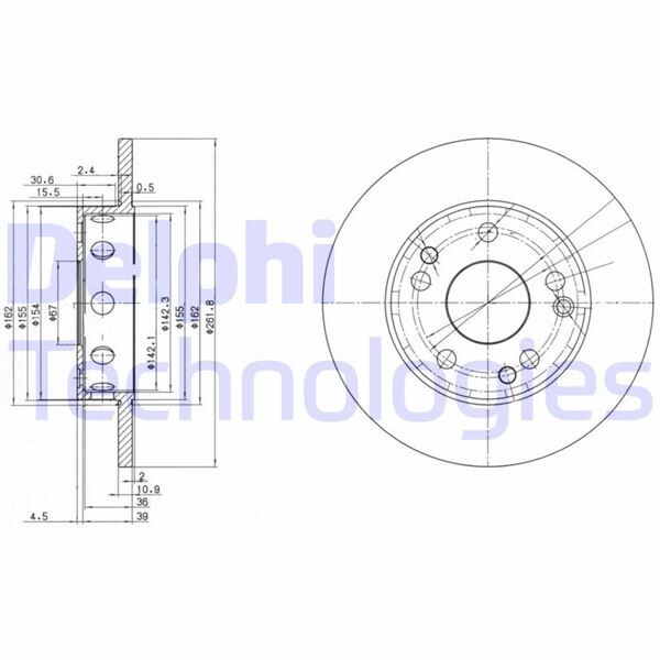 FREN DISKI ON MERCEDES 190 W201 85>93 | OEM:A2014211212