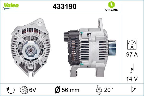 ALTERNATÖR A13VI 71 CITROEN | OEM:5705-G5-9619333080