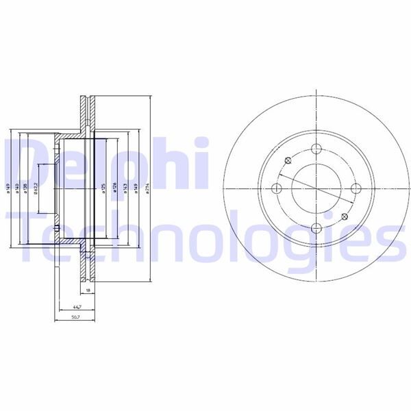 FREN DİSKİ ÇİFTLİ PAKET . DELİKLİ ÖN HYUNDAI AMICA. ATOS. ATOZ 01/1999 > | OEM:5171202550-5171202551-5171202551