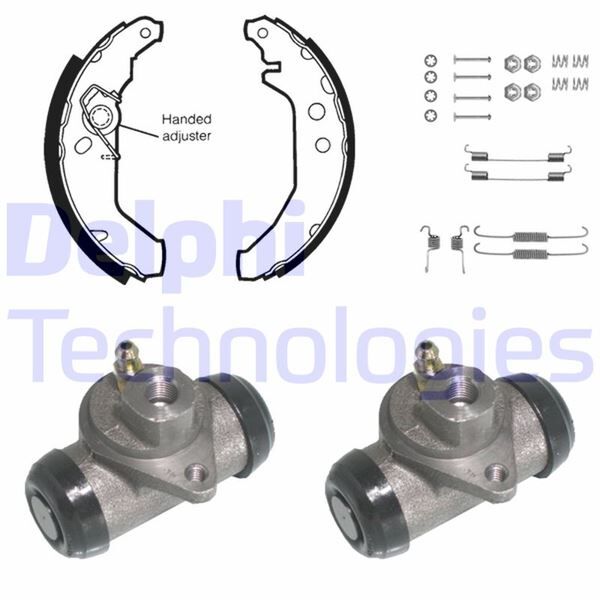 FREN PABUÇ KİTİ ARKA FORD FİESTA 02/89>07/95
