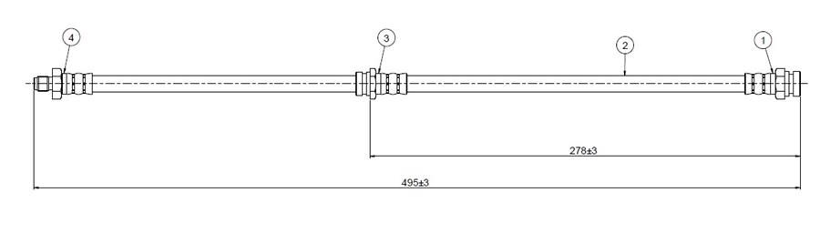 FREN HORTUMU ön RX 7 SA 22 78-82 | OEM:853243980