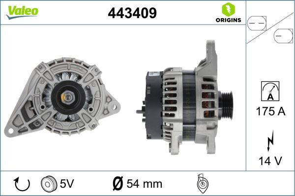 ALTERNATÖR DAIMLER | OEM:125711028-125711054-A0009063322
