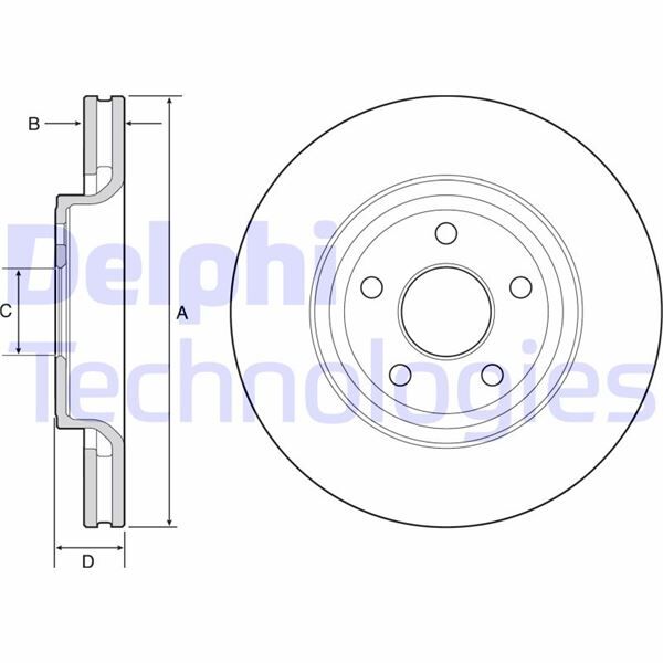 FREN DİSKİ ÖN SAĞ-SOL JEEP GRAND CHEROKEE IV 13> | OEM:68035012AB-4755569AA-68035012AC