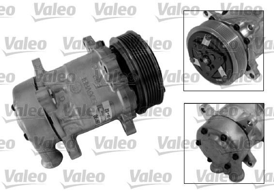 KLİMA KOMPRESÖRÜ PEUGEOT P206 98>09 1.1-1.4-1.6 CITROEN XSARA PİCASSO 99>10 1.6 TU5 | OEM:6453.CN-6453.JG-9628239480-6453.EH