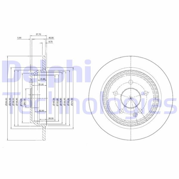 FREN DISKI ARKA MERCEDES VITO W639 03> | OEM:A6394230112