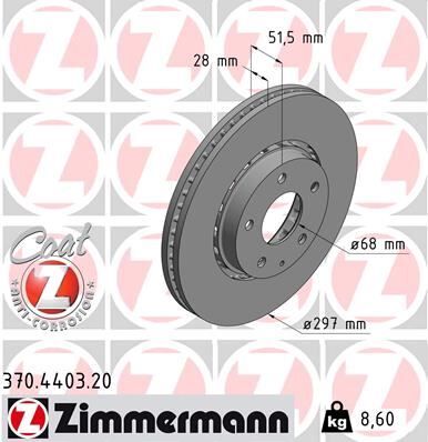 FREN DİSKİ. ÖN. 297 MM / 28-26 MM HAVA KANALLI 0986479B15 | OEM:KD45-33-251