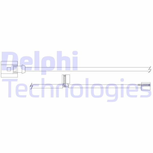 FREN İKAZ KABLOSU ARKA Q7 | OEM:4L0615437A