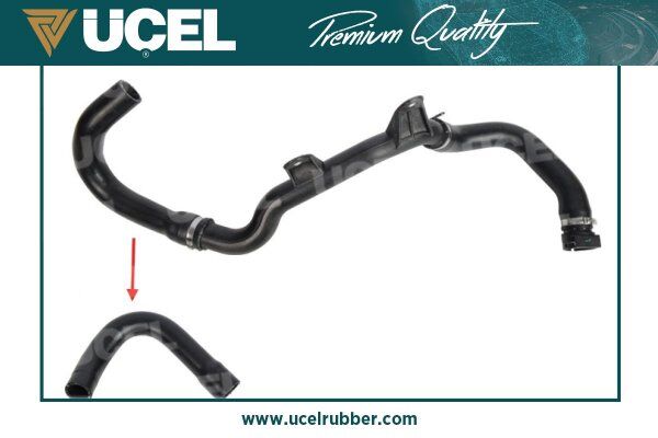 RADYATÖR GİRİŞ HORTUMU PLASTİK BORU HARİÇ | OEM:1348475080-1343.JP