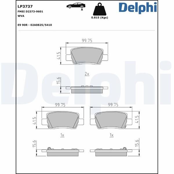 FREN BALATASI ÖN/ARKA HYUNDAI ELANTRA KONA KIA SELTOS 08/2019> | OEM:2370844-2422498-2467688-L1MC2M007CB