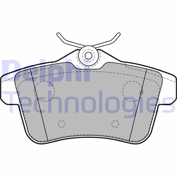 ARKA FREN BALATASI PEUGEOT P3008 09>16 P5008 09>17 P508 10>18 P308 GTI-RZC 10>14 CITROEN C4 09>16 DS4-DS5 11>15 | OEM:1608681680-4254.46-4254.44-4254.35