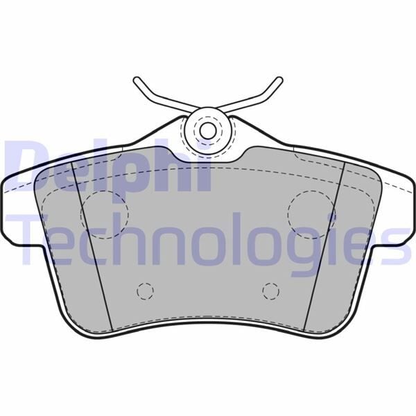 ARKA FREN BALATASI PEUGEOT P3008 09>16 P5008 09>17 P508 10>18 P308 GTI-RZC 10>14 CITROEN C4 09>16 DS4-DS5 11>15 | OEM:1608681680-4254.46-4254.44-4254.35