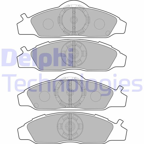 FREN BALATASI ÖN DAEWOO KORANDO. MUSSO / SSANGYONG KORANDO. MUSSO 06/93>