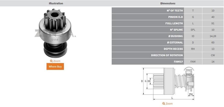 10 DIS VOLVO-YAVUZ INTER 1800 ICTEN FREZE | OEM:UMD-5478-2006209394-2006209405