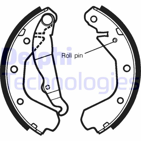 FREN PABUCU ARKA OPEL ASCONA. KADETT. VECTRA A 80>10/91