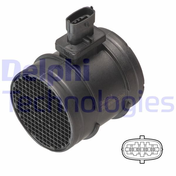 HAVA KÜTLE ÖLÇER DEBİMETRE DUCATO 2.0D-2.3D-3.0D 06 > IVECO DAILY 06-11 EURO 5 | OEM:55220331-504301164-51830257