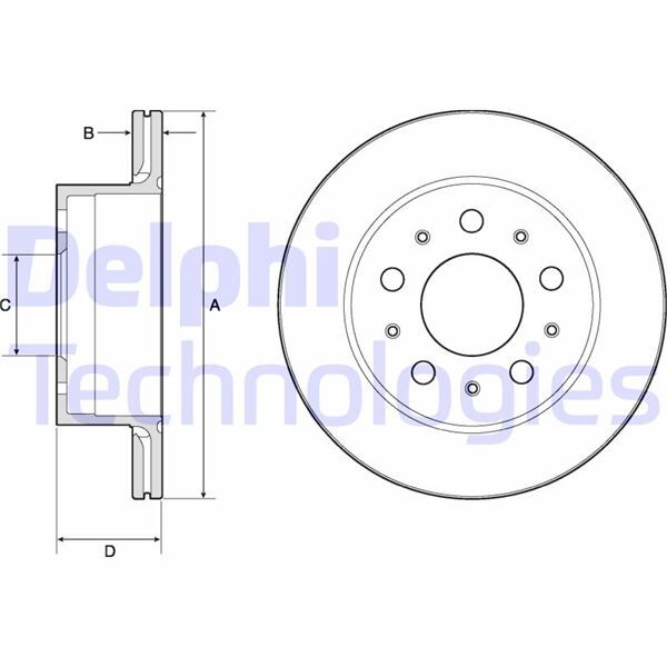 FREN DİSKİ ARKA FIAT DUCATO 06> PEUGOET BOXER 06> CITROEN JUMPER 06> 300x22x19.9MM | OEM:51957511-51957512-1612435780