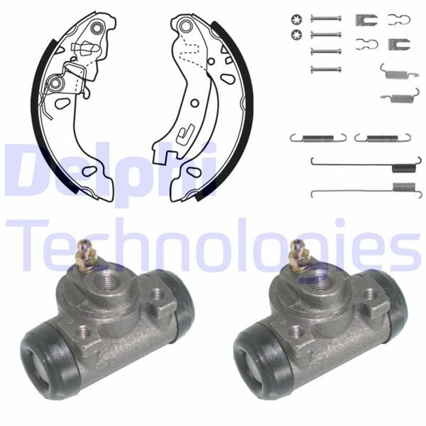 FREN PABUÇ KİTİ ARKA FIAT PANDA 09/03>