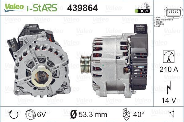 ISTARS PSA 2.0 HDI STOP START | OEM:9826550280-9815683280-9809046080