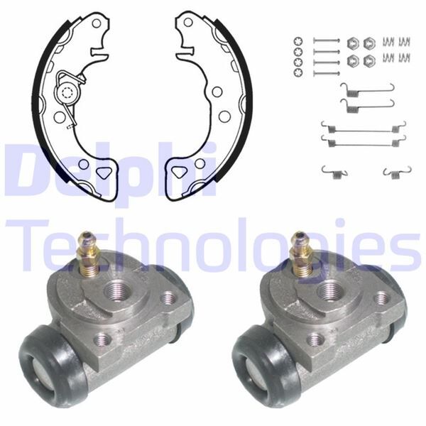 FREN PABUÇ KİTİ ARKA CITROEN AX / PEUGEOT 106 09/86>99