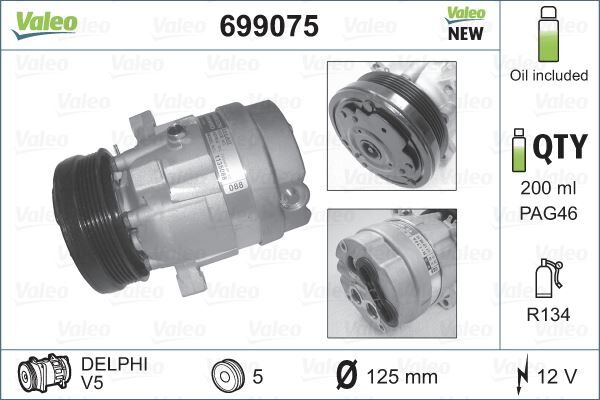 KLİMA KOMPRESÖRÜ TEMPRA 91-96 | OEM:7740312-71721687-60810355