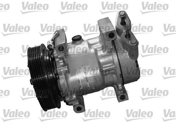 KLIMA KOMPRESÖRÜ 12V 125MM RENAULT KANGOO 97> CLIO II 98>05 1.9dCi F9Q | OEM:7700111235-7701499970-8200509067