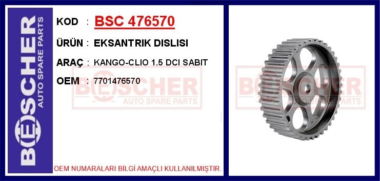 EKSANTRIK DISLISI KANGO-CLIO 1.5 DCI SABIT | OEM:7701476570