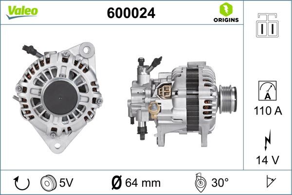 ALTERNATÖR HYUNDAI TERRACAN | OEM:37300-4X000-37300