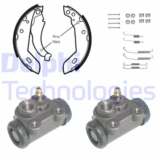 FREN PABUÇ KİTİ ARKA RENAULT 19 07/88>11/95