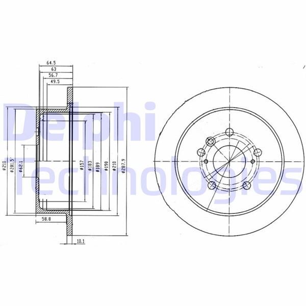 FREN DİSKİ ÇİFTLİ PAKET . DELİKSİZ ARKA LEXUS RX300. RX350. RX400H 02/2003 > | OEM:4243148040-4243148041
