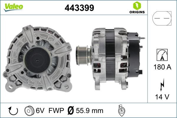 ALTERNATÖR VW GROUP | OEM:125811009-125811036-03L903023R